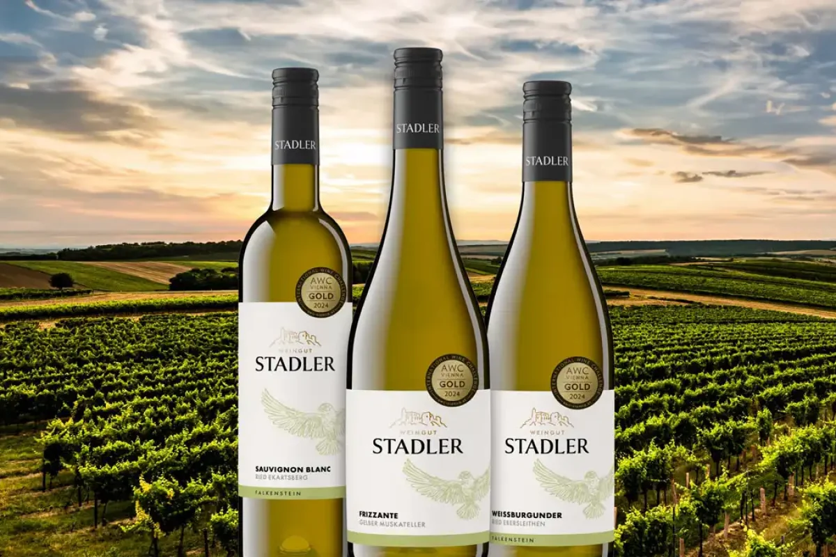 3 x Gold bei der AWC - Weingut Stadler