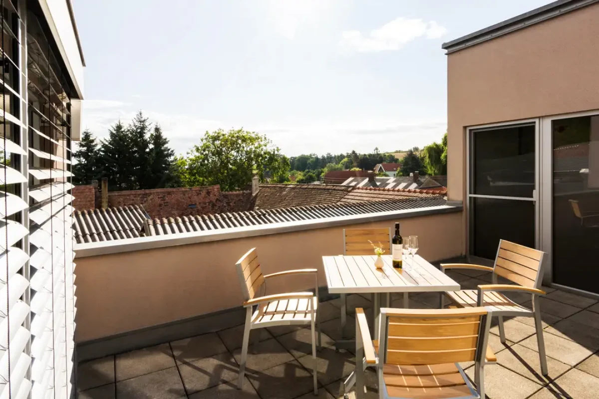 Gäste-Terrasse im 1. Stock